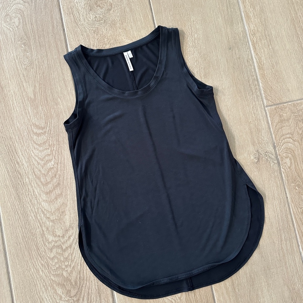 Banana Republic Side-Slit Black Sleeveless Top XS